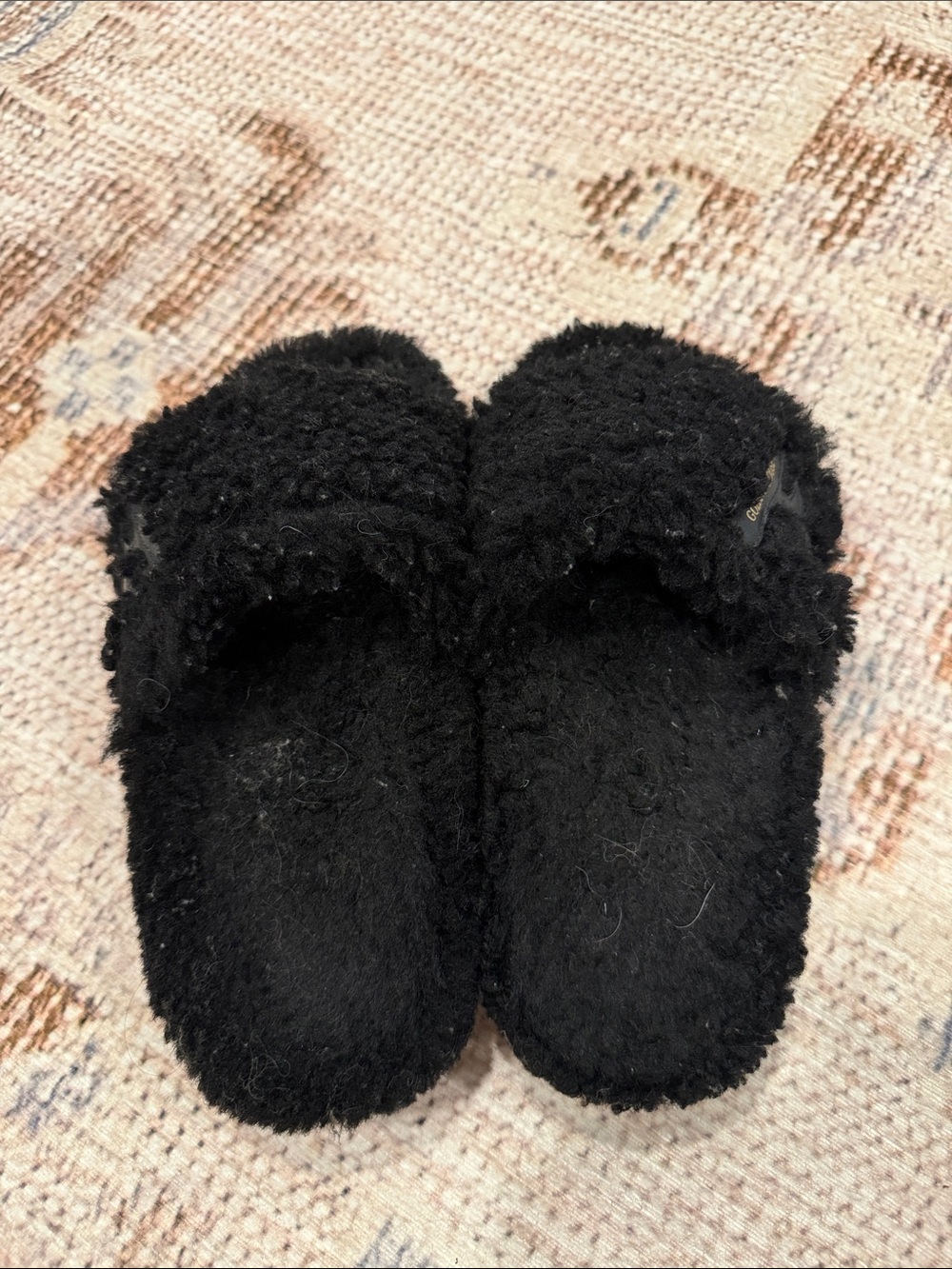 Golden Goose Black Faux Shearling Slide Slippers - Picture 6 of 6